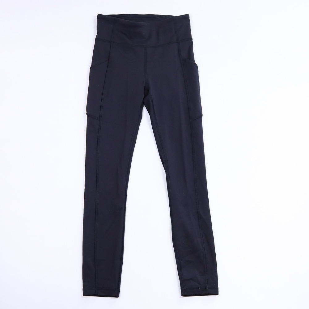 Lululemon Invigorate High-Rise Tight Womens 4 Black Training Yoga Leggings 25"